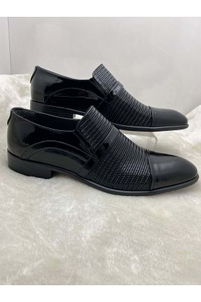 کفش کلاسیک مشکی مردانه پاشنه کوتاه (1 - 4 سانتی متر) ÇİĞDEM KUNDURA - کد 653389238
