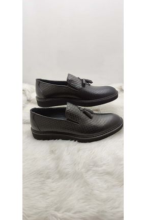 کفش کلاسیک مشکی مردانه پاشنه کوتاه (1 - 4 سانتی متر) ÇİĞDEM KUNDURA - کد 364902868