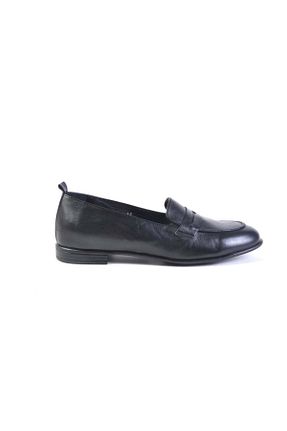 کفش کژوال مشکی زنانه چرم خالص Burç - کد 305069363
