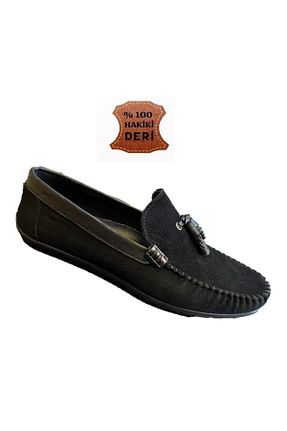 کفش اسپادریل مشکی مردانه نبوک Slope - کد 818196334