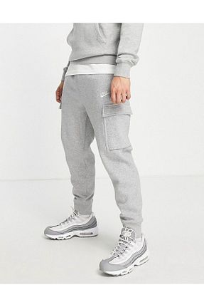 شلوار کرمگن طوسی مردانه بدون جیب Nike - کد 866005044