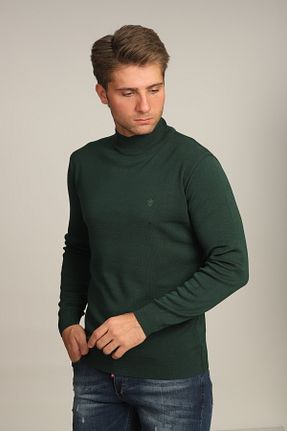 پلیور سبز مردانه ساده Mavi Soles - کد 866008267