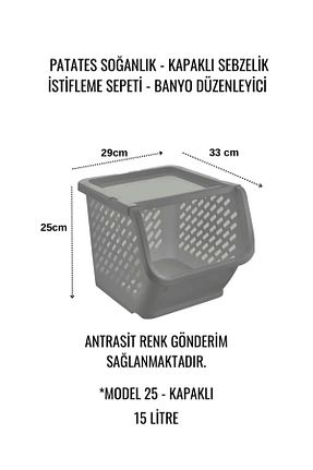سبد سیب زمینی پیاز پلاستیک Mutfak Köşesi - کد 866008264