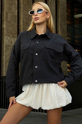 کت طوسی زنانه رگولار Trend Alaçatı Stili - کد 864770596