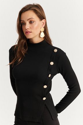 بلوز مشکی زنانه ساده Cool & Sexy - کد 864968980