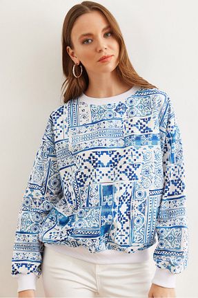 سوئیشرت نارنجی زنانه ساده Olalook - کد 865442155