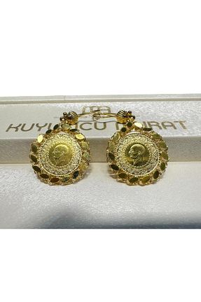 زیورآلات صرافییلی طلائی 22 عیار MaGold - کد 864788673
