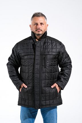 پالتو پشمی مشکی مردانه رگولار Derin Mavi - کد 864790982
