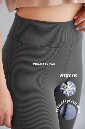 ساق شلواری طوسی زنانه بافت Dream Style - کد 864801565