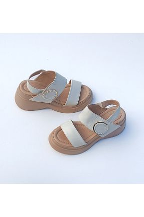 صندل بژ زنانه پاشنه پر izabutik - کد 864814336