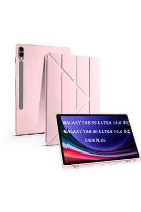کیف تبلت صورتی Samsung Uyumlu UnDePlus - کد 794191573