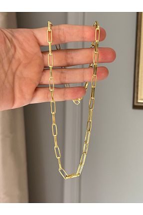 گردنبند نقره زرد زنانه 925 عیار emy by emel luxury silver jewelry - کد 864802027