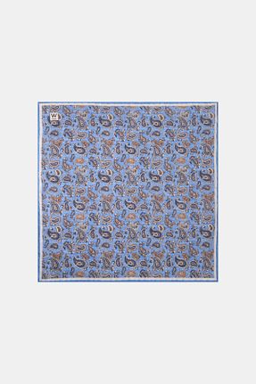 دستمال جیبی آبی مردانه W Collection - کد 814781046