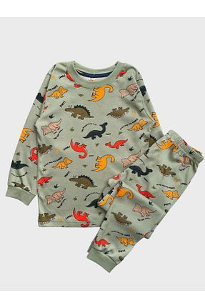 ست لباس راحتی سبز بچه گانه طرح دار elmas kids - کد 864728148