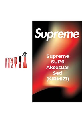 برس و شانه مو قرمز Supreme - کد 864907699