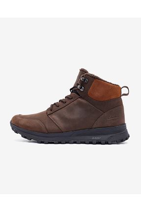 بوت / نیم بوت قهوه ای مردانه چرم خالص CLARKS - کد 660787297