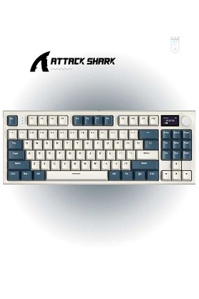 کیبورد گیمر سفید Attack Shark - کد 815377910