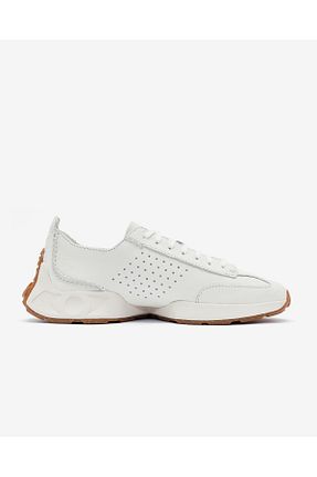 کفش اسنیکر سفید مردانه بند دار CLARKS - کد 819393225