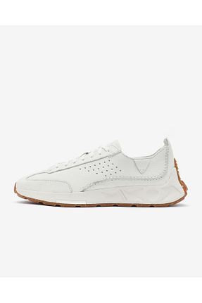 کفش اسنیکر سفید مردانه بند دار CLARKS - کد 819393225