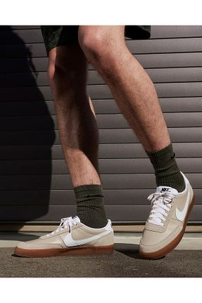کفش اسنیکر طوسی زنانه چرم اصل Nike - کد 864920498
