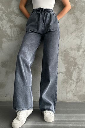 شلوار طوسی زنانه پنبه ای macharel jeans - کد 864667815