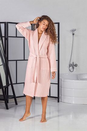 حوله پالتوئی صورتی زنانه DENİZLİ CONCEPT - کد 33692231