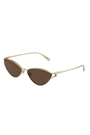 عینک آفتابی طلائی زنانه UV400 Tiffany - کد 864976085