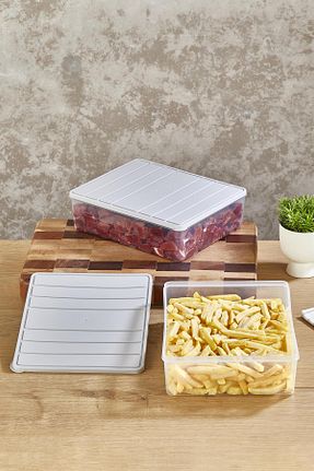 ظرف نگهداری طوسی پلاستیک SELKA HOME - کد 864937558