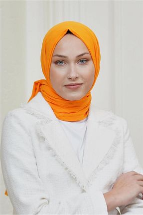 شال زرشکی زنانه پنبه پلی استر Loryan - کد 838469305