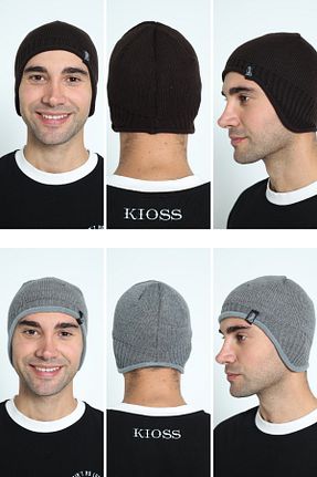 کلاه پشمی قهوه ای مردانه Polar DONEX - کد 864971057