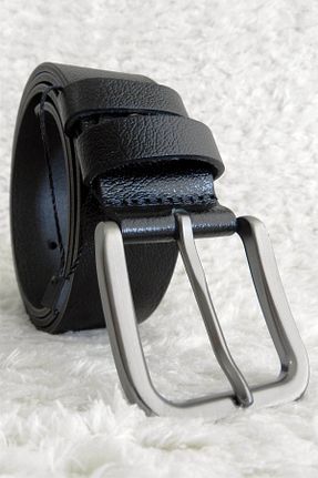 کمربند مشکی مردانه چرم خالص Shine Leather - کد 862129824