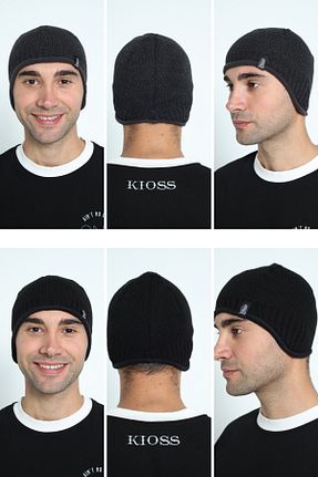 کلاه پشمی طوسی مردانه Polar DONEX - کد 864970904