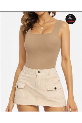 بادی بژ زنانه یقه مربعی Zagrep - کد 864960696