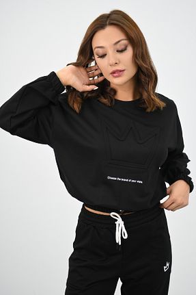 ست گرمکن مشکی زنانه پاچه کش دار Koza Butik - کد 864971119
