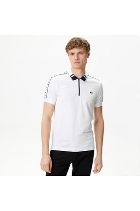 پولوشرت سفید مردانه پنبه ای Lacoste - کد 826064135