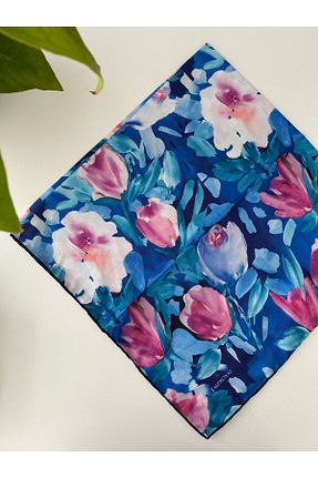 روسری سرمه ای پنبه ای Emproyal - کد 864981387