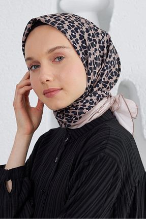 روسری قهوه ای پنبه ای Emproyal - کد 833777496