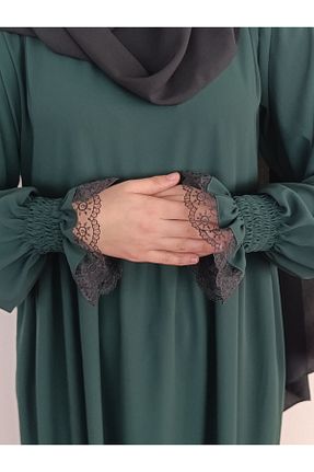 لباس حجاب سبز زنانه اورسایز RABİA HİJAB COLLECTION - کد 864979713