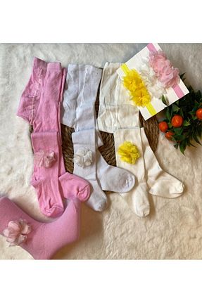 جوراب سفید بچه گانه پنبه ای ESES BEBE - کد 864984056