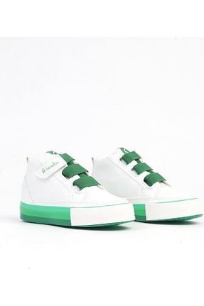 کفش اسنیکر سفید بچه گانه United Colors of Benetton - کد 864990071