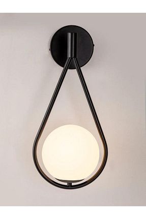 چراغ دیواری مشکی فلزی yürüyenlightt - کد 864999438