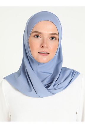 روسری آبی ساده Ecardin - کد 865003613