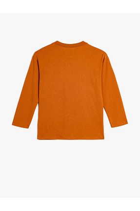 تیشرت نارنجی بچه گانه اورسایز Koton - کد 865013003