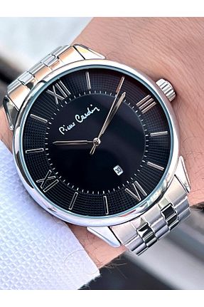 ساعت مچی طوسی مردانه 46 میلی متر Pierre Cardin - کد 865010415