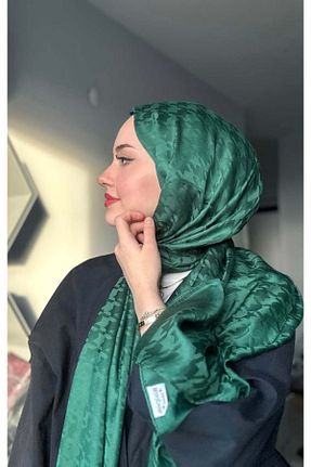 شال سبز زنانه شیفون Mira İpek - کد 865011375