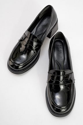 کفش لوفر مشکی زنانه چرم مصنوعی luvishoes - کد 865011300
