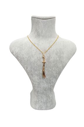 گردنبند استیل ( فولاد ) زرد زنانه استیل (فولاد) Mos Tespih - کد 865015986