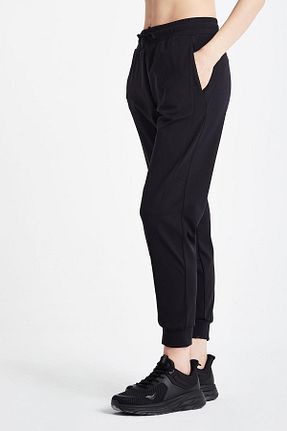 شلوار کرمگن مشکی زنانه اسلیم فیت Lescon - کد 849301222
