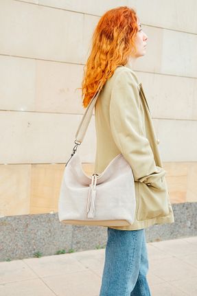 کیف دوشی بژ زنانه جیر Liva Bag Collection - کد 788710695