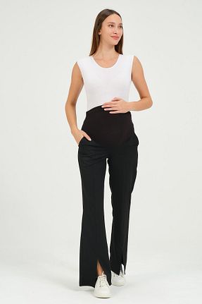 شلوار بارداری مشکی زنانه بافتنی BUSA - کد 834009419